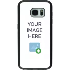 Custom Hülle Silikon schwarz - Samsung Galaxy S7