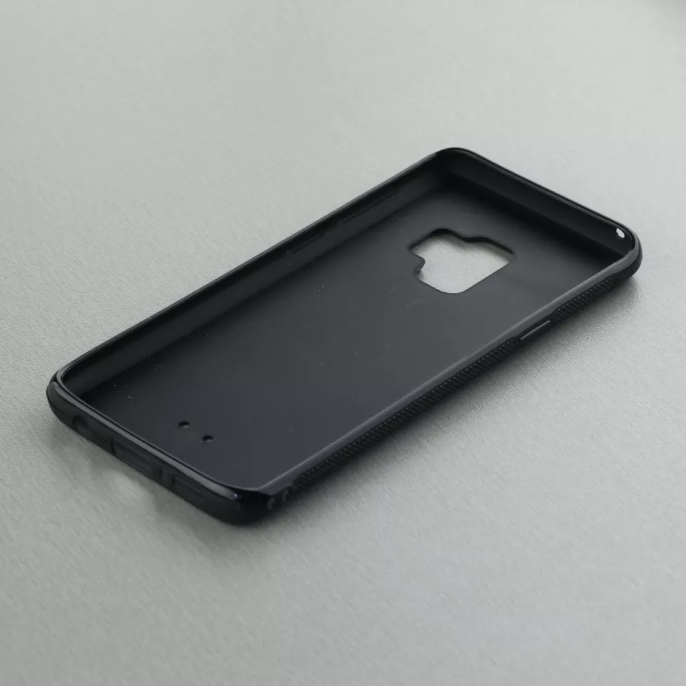Custom Hülle Silikon schwarz - Samsung Galaxy S9