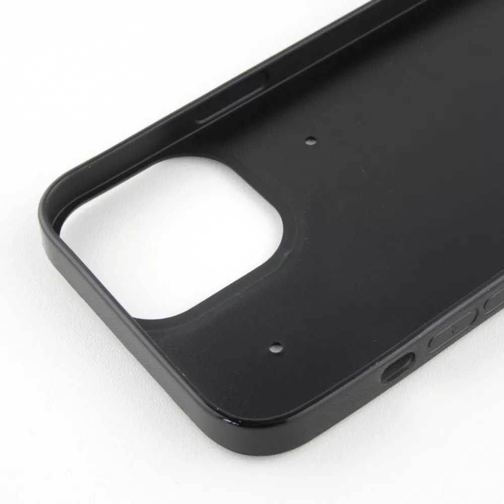 Coque personnalisée en Silicone rigide noir - iPhone 12 mini