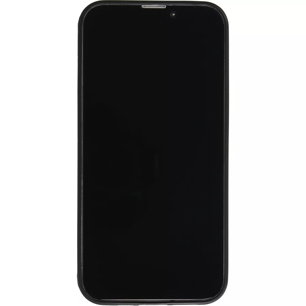 Coque personnalisée en Silicone rigide noir - iPhone 14