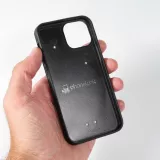 Coque personnalisée en Silicone rigide noir - iPhone 13 mini