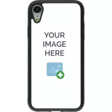 Coque personnalisée en Silicone rigide noir - iPhone XR