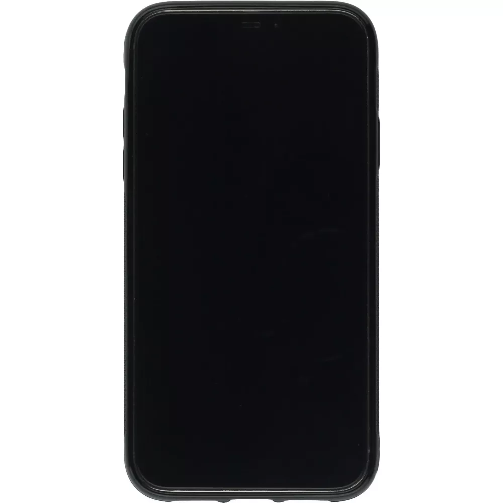 Coque personnalisée en Silicone rigide noir - iPhone XR