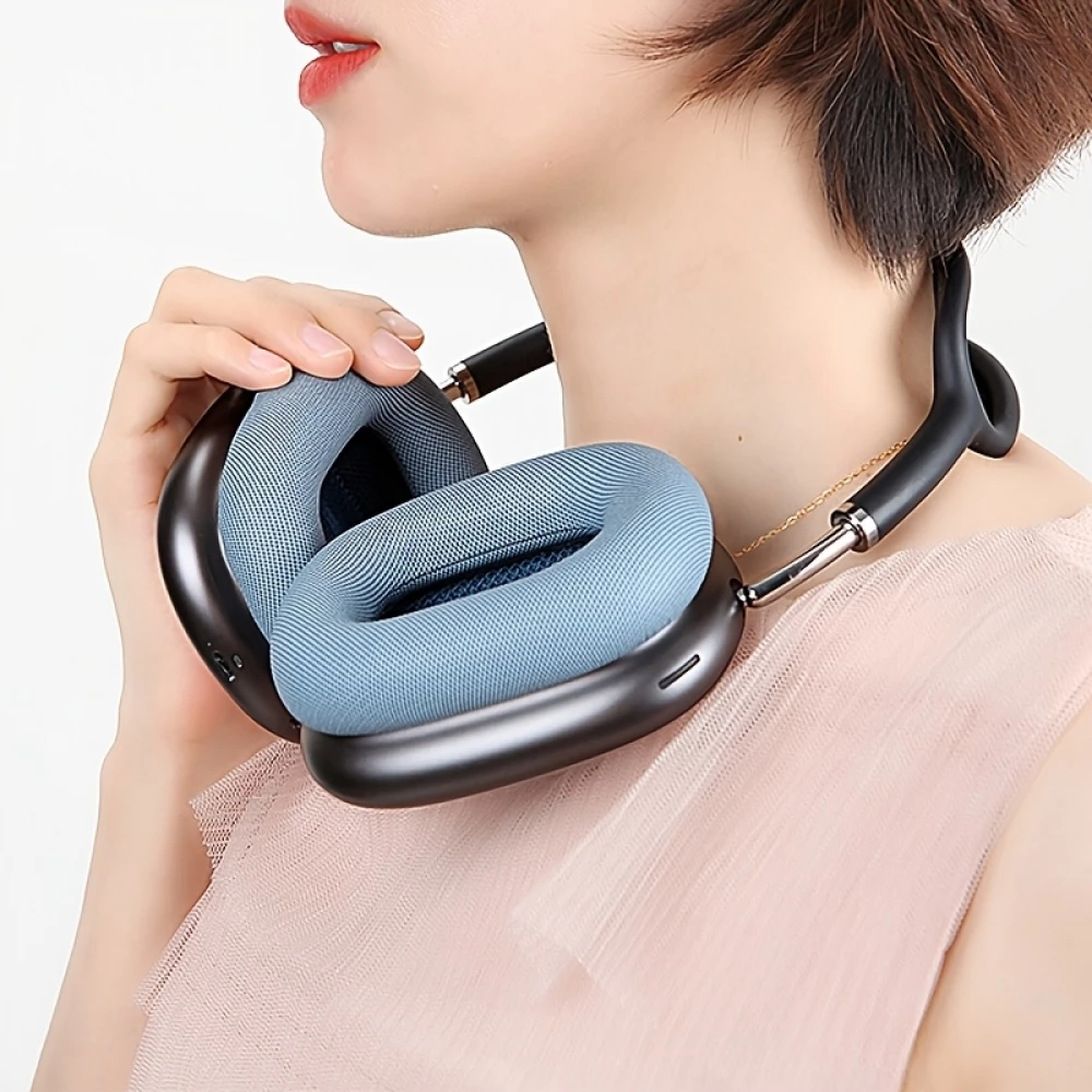 Ersatzpolster ultra-weiches Mesh-Gewebe mit Memory-Schaum und verst&auml;rktem Magnet (2er Set) - Rosa - AirPods Max