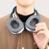 Ultra-weiche Memory-Schaum Mesh-Ohrpolster mit verstärktem Magnet (2er Set) - Grün - AirPods Max