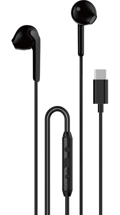 Dudao X3C In-Ear USB-C Kopfh&ouml;rer 1.2m Kabelgebunden Hochwertiger Klang - Schwarz