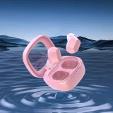 &Eacute;couteurs sans fil TWS Bluetooth 5.3 Choetech hautes performances audio avec bo&icirc;te de chargement - Rose