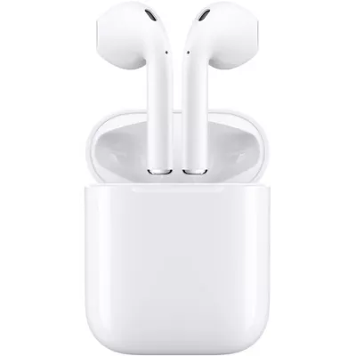 Ecouteurs sans fil TWS i12 Bluetooth 4.2 - In-Ear incl. microphone et étui de chargement - Blanc