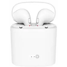 Kabellose Kopfhörer i7S TWS Bluetooth 4.2 - inkl. Verstau- und Lade Etui - Weiss