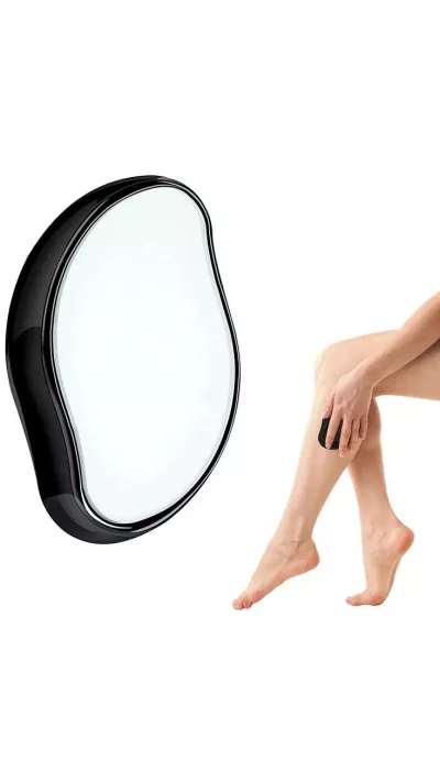 Épilateur nano verre de cristal sans douleur pour femmes & hommes - Noir
