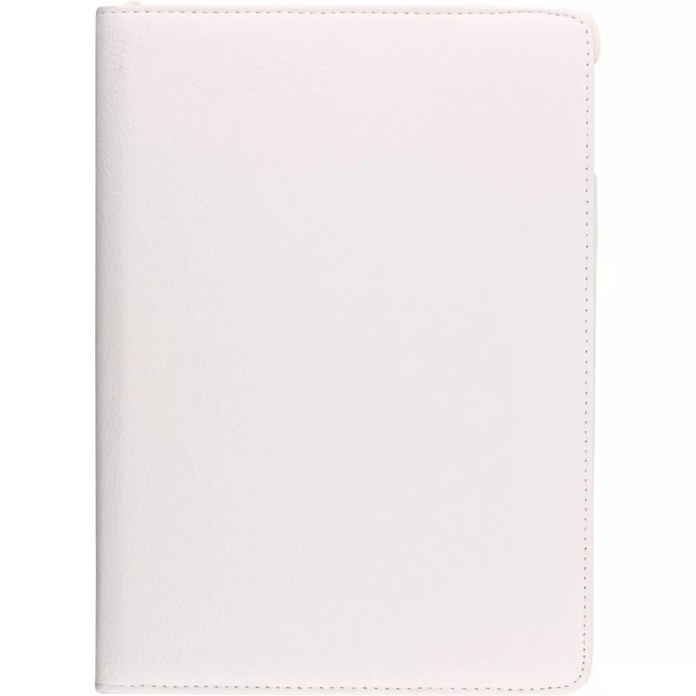 Etui cuir iPad 10.9" (10e gén/2022) - Premium Flip 360 - Blanc