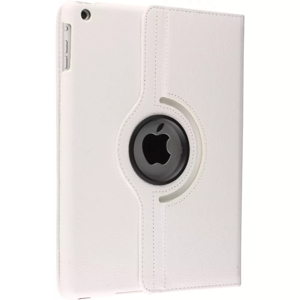 Etui cuir iPad 10.9" (10e gén/2022) - Premium Flip 360 - Blanc