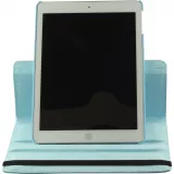 Etui cuir iPad mini 4 / 5 (7.9" / 2022, 2020) - Premium Flip 360 - Bleu clair