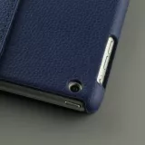 Etui cuir iPad 9.7" (6e gén/2018, 5e gén/2017) iPad Air / Air 2 - Premium Flip 360 - Bleu foncé