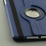 Etui cuir iPad 9.7" (6e gén/2018, 5e gén/2017) iPad Air / Air 2 - Premium Flip 360 - Bleu foncé