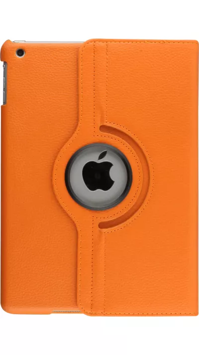 Etui cuir iPad 9.7" (6e gén/2018, 5e gén/2017) iPad Air / Air 2 - Premium Flip 360 - Orange