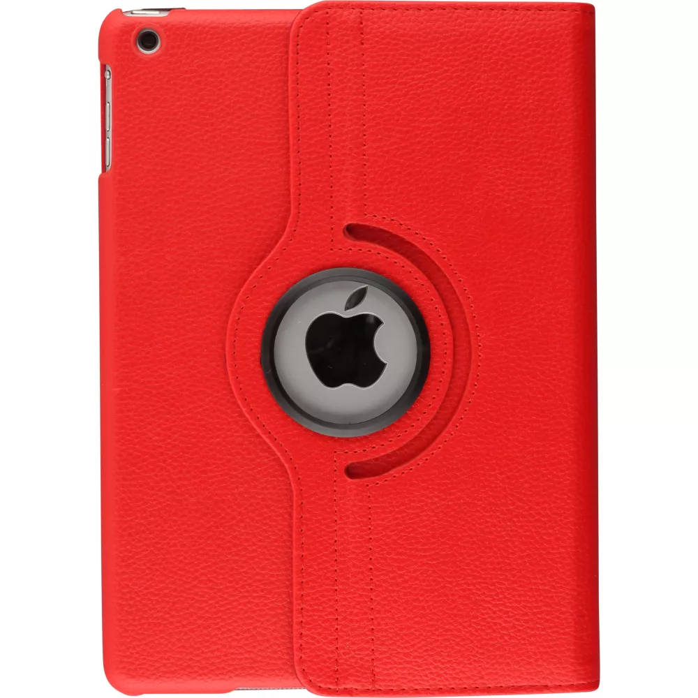 Etui cuir iPad 9.7" (6e gén/2018, 5e gén/2017) / iPad Air / Air 2 - Premium Flip 360 - Rouge