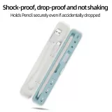 Étui de protection Boîte de rangement Apple Pencil 1 & 2 liquid silicone intérieur blanc