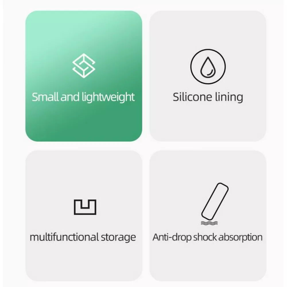 Étui de protection Boîte de rangement Apple Pencil 1 & 2 liquid silicone intérieur blanc