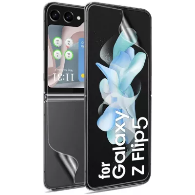 Film protecteur Samsung Galaxy Z Flip6 - Protection souple pour écran en Hydrogel TPU (face intérieure + extérieure)