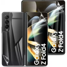 Samsung Galaxy Z Fold4 Schutzfolie - Flexibler Bildschirmschutz aus Hydrogel TPU (Innenseite + Aussenseite)