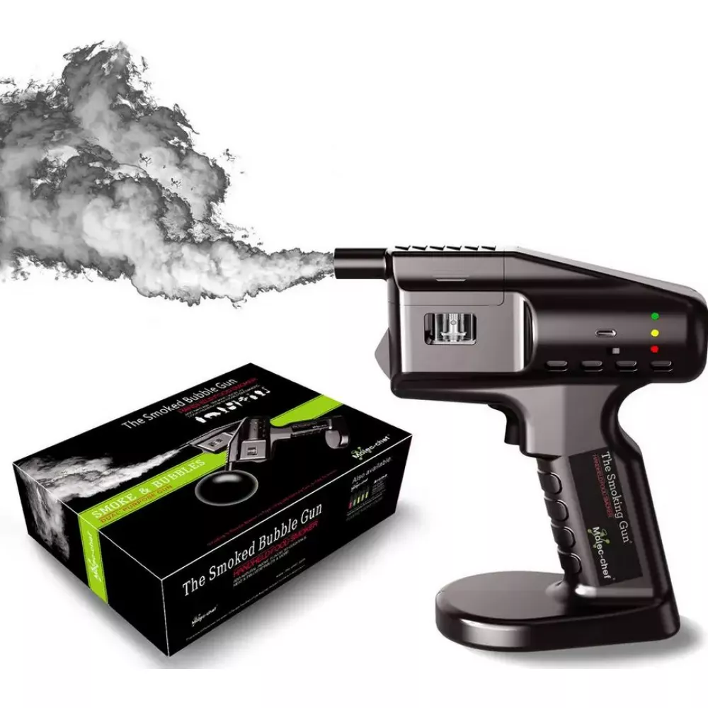 Flavour Blaster Cocktail Gun pour bulles et vapeur de parfum (avec 5 arômes et bobine pour fumée)