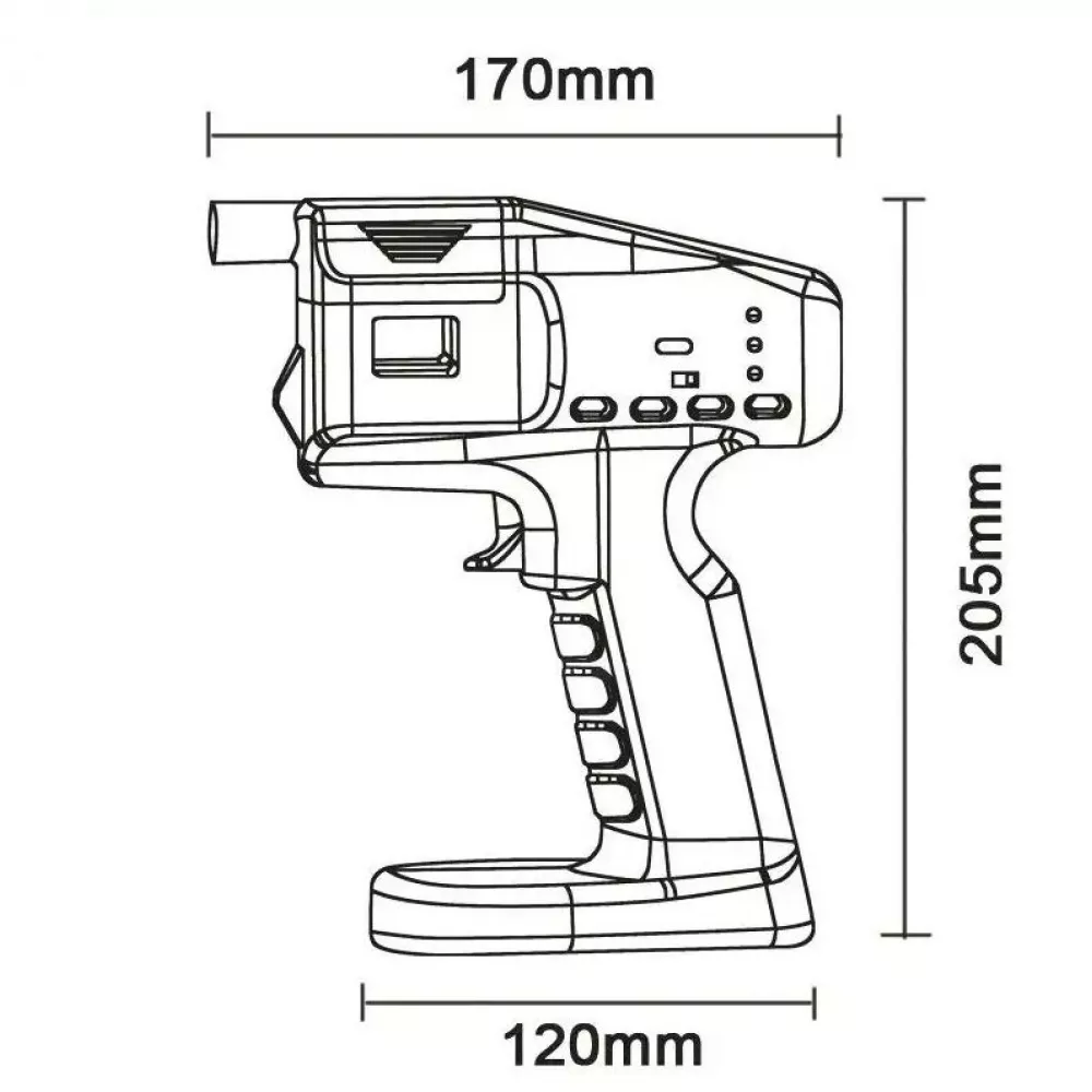 Flavour Blaster Cocktail Gun pour bulles et vapeur de parfum (avec 5 arômes et bobine pour fumée)