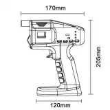 Flavour Blaster Cocktail Gun pour bulles et vapeur de parfum (avec 5 arômes et bobine pour fumée)