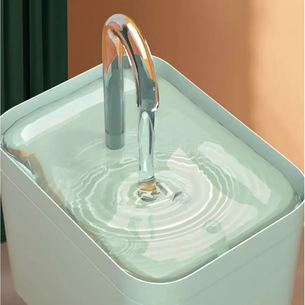 Elektrischer Wasserspender für Katzen/Hunde Wasserbrunnen 1.5L water dispenser - Rosa