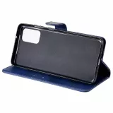Fourre Samsung Galaxy A52 - Premium Flip cuir lisse porte-cartes - Bleu foncé