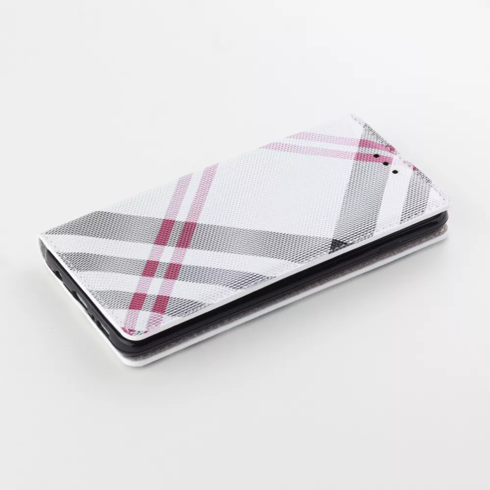 Fourre Samsung Galaxy S10 - Flip Lines - Blanc