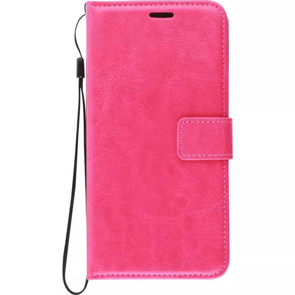 Fourre Samsung Galaxy S23 Ultra - Premium Flip cuir lisse porte-cartes - Rose foncé