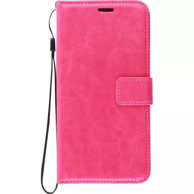 Fourre Samsung Galaxy A52 - Premium Flip cuir lisse porte-cartes - Rose