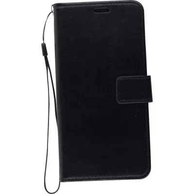 Hülle OPPO Find X5 Lite - Premium Flip Leder Tasche - Schwarz