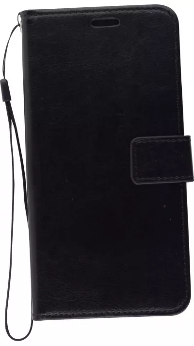Fourre Samsung Galaxy A13 4G - Premium Flip cuir lisse porte-cartes - Noir