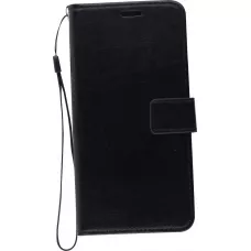 Fourre Samsung Galaxy S20 Ultra - Premium Flip cuir lisse porte-cartes - Noir