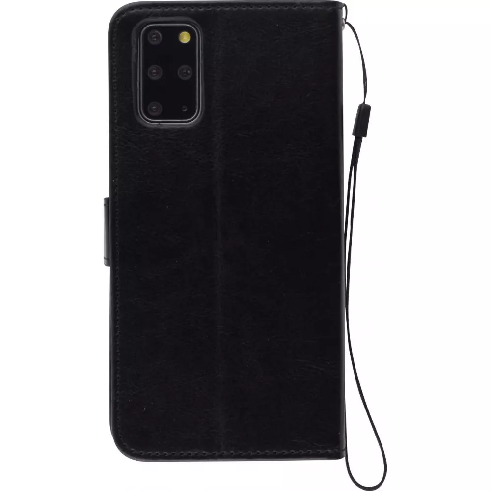 Fourre Samsung Galaxy S20 Ultra - Premium Flip cuir lisse porte-cartes - Noir