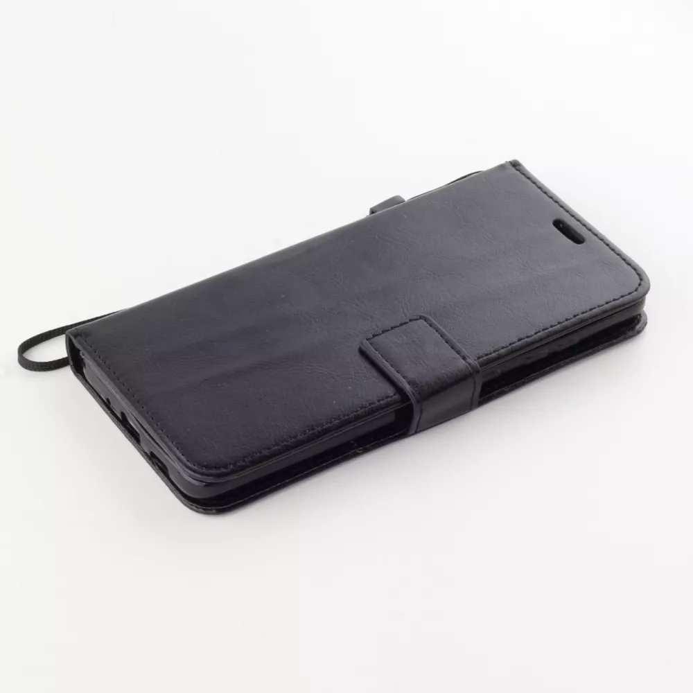 Fourre Samsung Galaxy S20 Ultra - Premium Flip cuir lisse porte-cartes - Noir