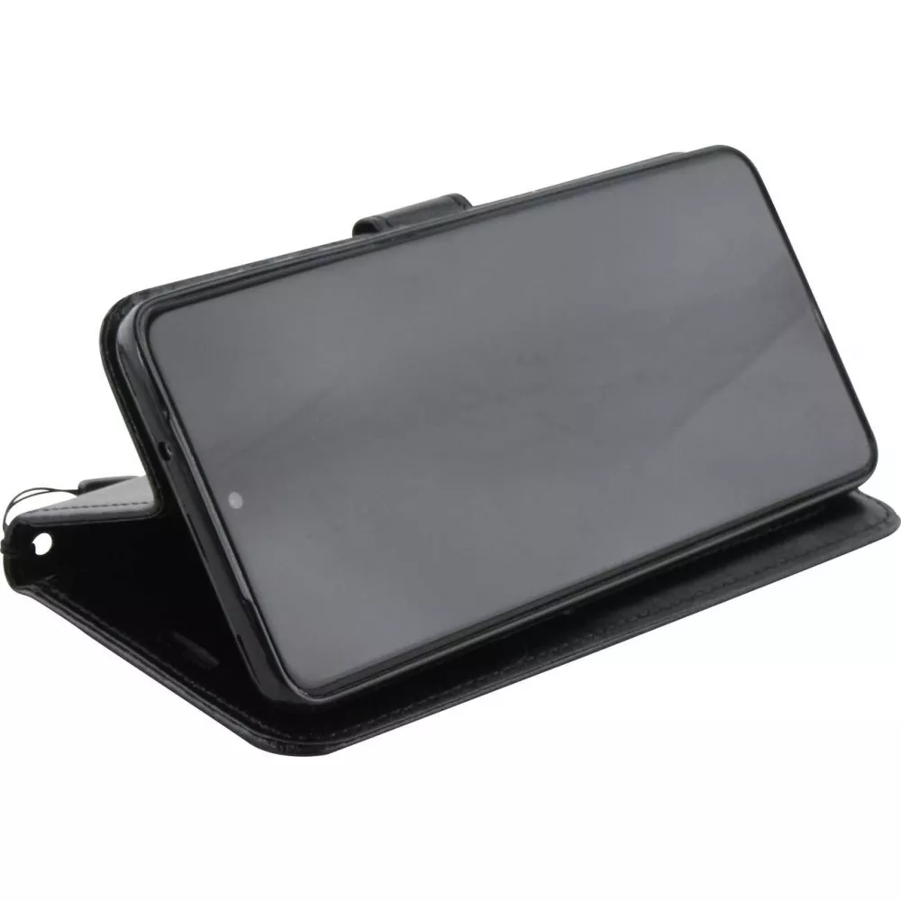 Fourre Samsung Galaxy S20 Ultra - Premium Flip cuir lisse porte-cartes - Noir