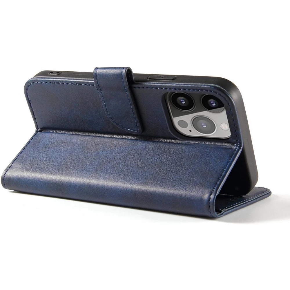 Galaxy S25 Case H&uuml;lle - Magnetischer Klapp-Lederh&uuml;lle - Dunkelblau
