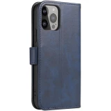 Galaxy S25 Case H&uuml;lle - Magnetischer Klapp-Lederh&uuml;lle - Dunkelblau