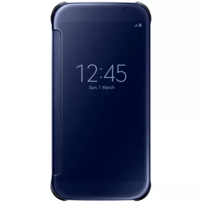 Fourre Samsung Galaxy S10+ - Clear View Cover - Bleu foncé