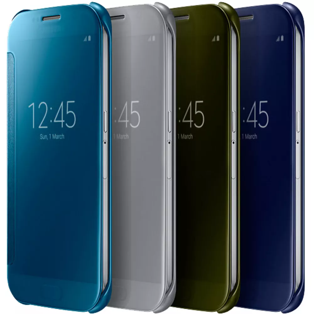 Fourre Samsung Galaxy S10+ - Clear View Cover - Bleu foncé