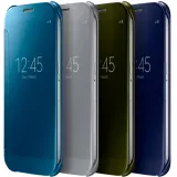 Fourre Samsung Galaxy S10+ - Clear View Cover - Bleu foncé