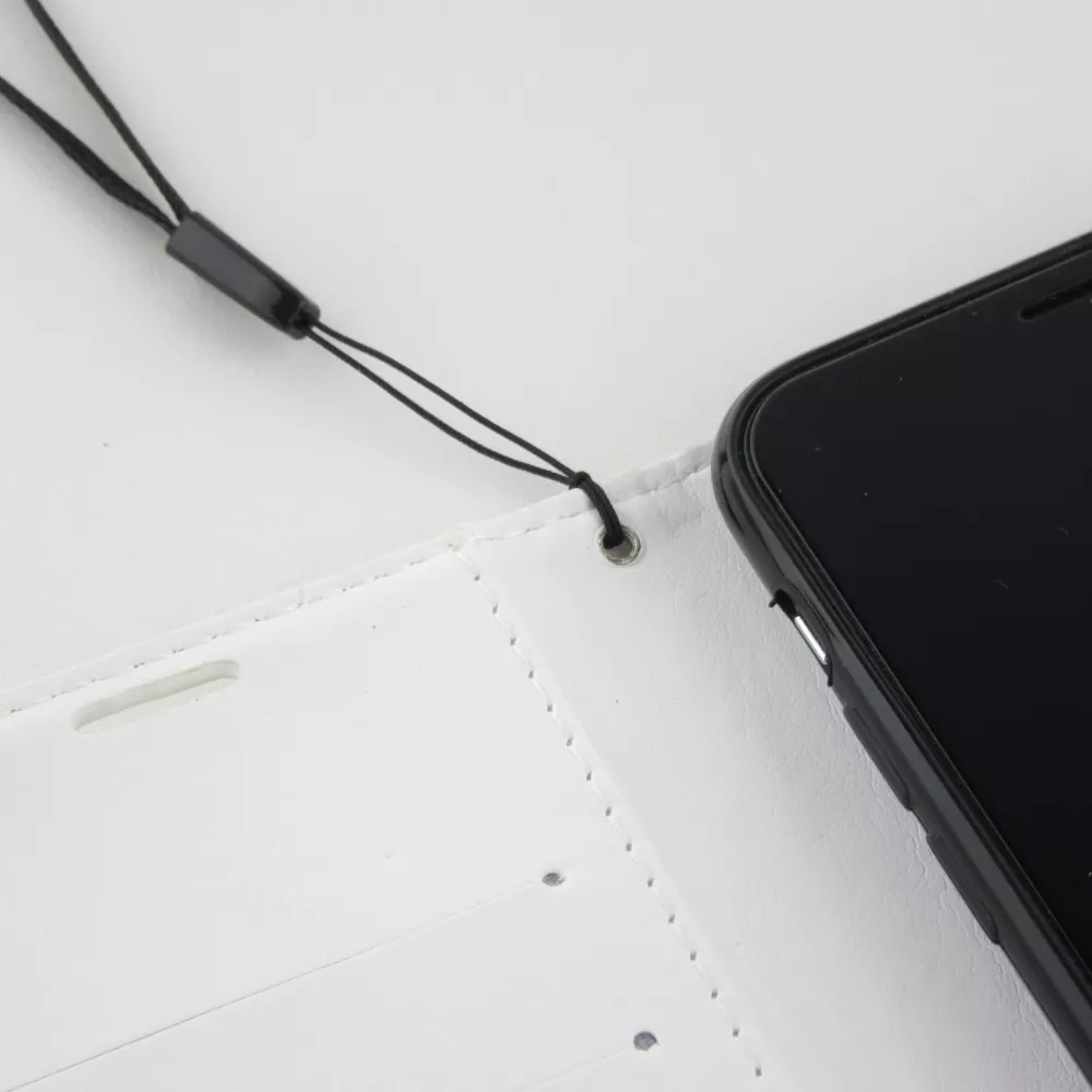 Hülle iPhone 11 - Premium Flip Leder Tasche - Weiss