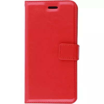 Hülle iPhone 12 Pro Max - Premium Flip Leder Tasche - Rot