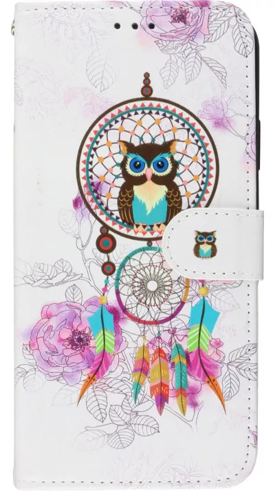 Hülle iPhone 11 - Flip Dreamcatcher owls