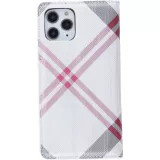 Hülle iPhone 13 mini - Flip Lines - Weiss