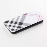Hülle iPhone 13 mini - Flip Lines - Weiss