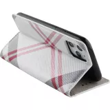 Hülle iPhone 13 mini - Flip Lines - Weiss